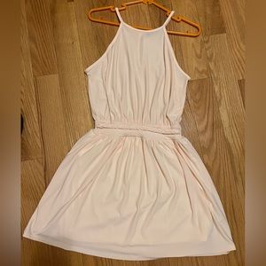 Boohoo Petite Light Pink Mini Dress